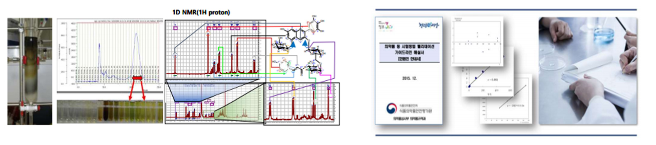유효성분의 탐색 및 분석 이미지